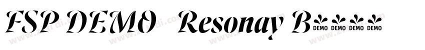 FSP DEMO   Resonay B字体转换